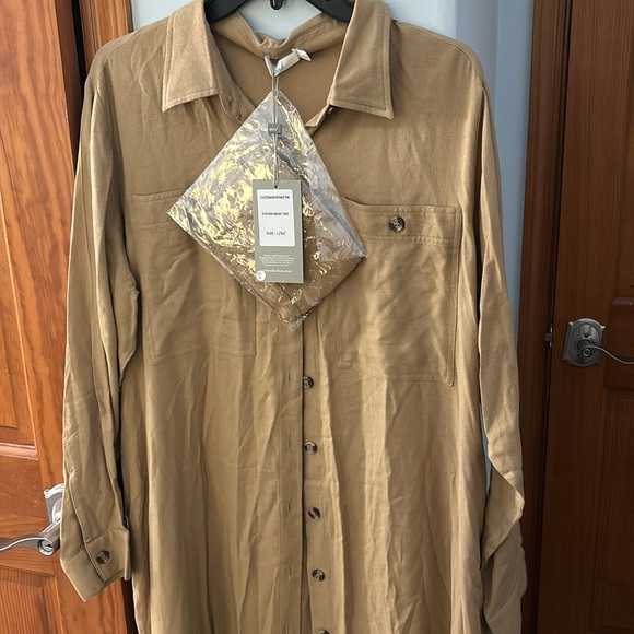 NWT Aab Collection Safari Tan Maxi L 52 inches long - Picture 7 of 8